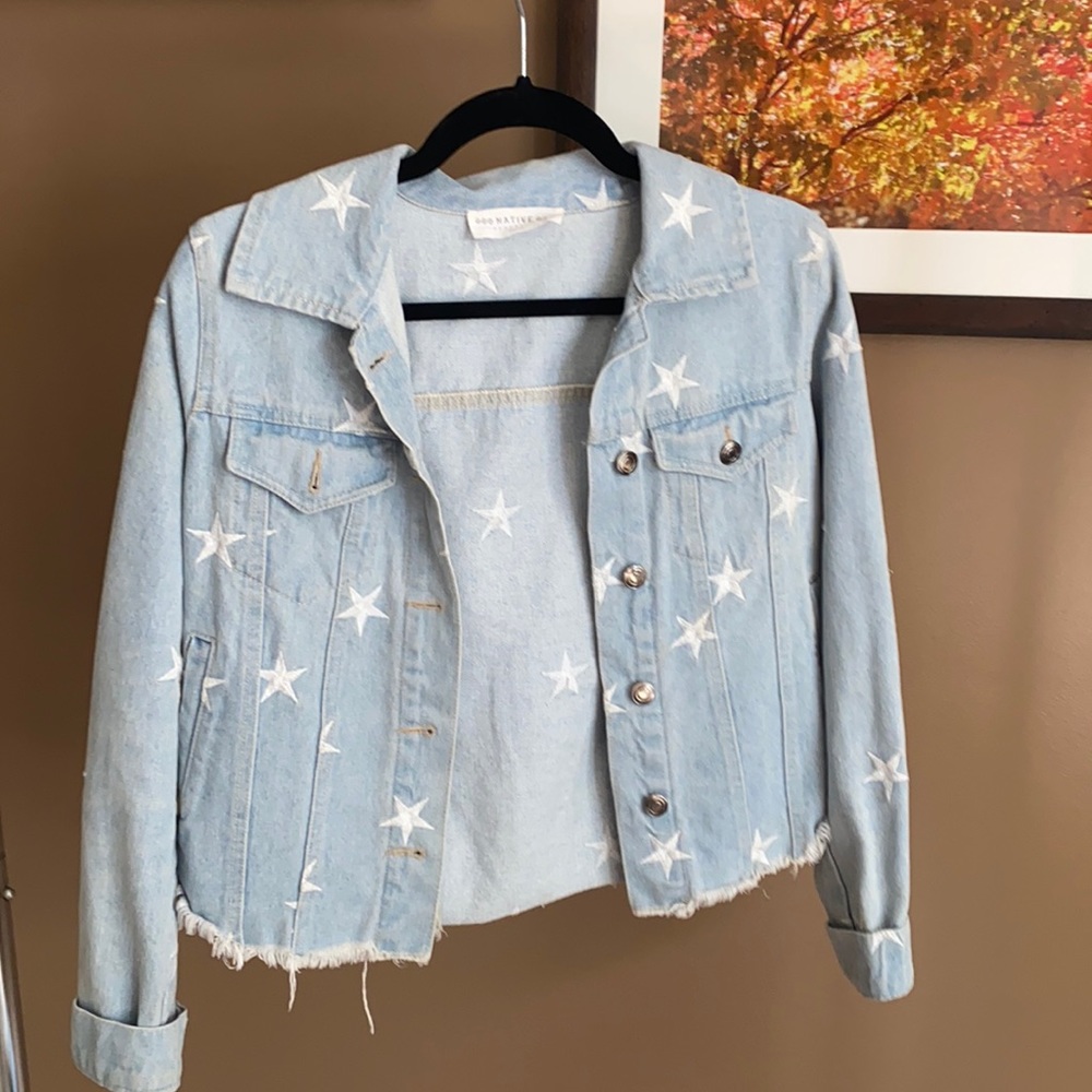Star denim jacket sz M